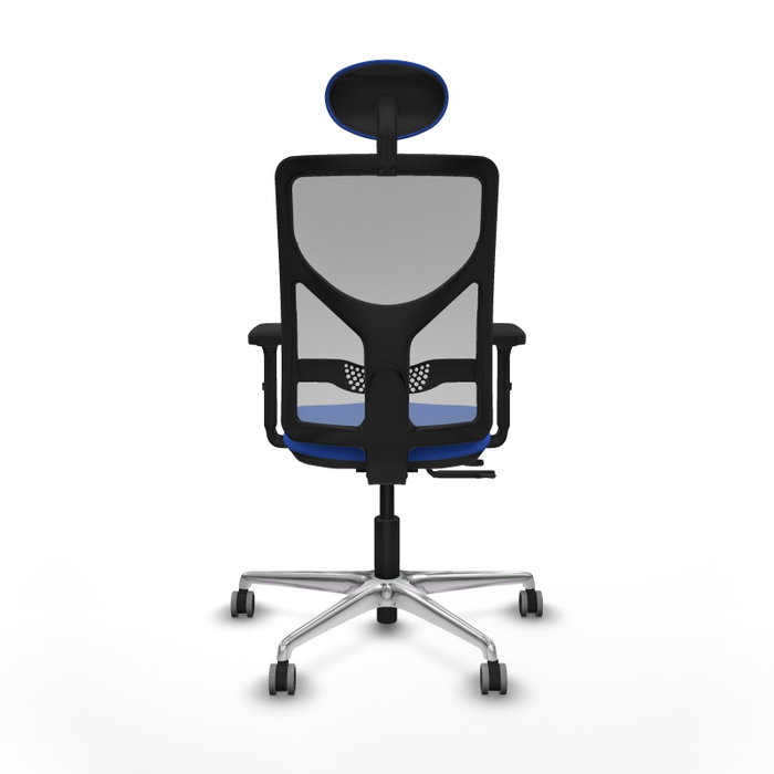 PIQUERAS Y CRESPO Silla de oficina Motilla con mecanismo Sincro/Traslack Azul y Gris PIQUERAS Y CRESPO Silla de oficina Motilla con mecanismo Sincro/Traslack Azul y Gris