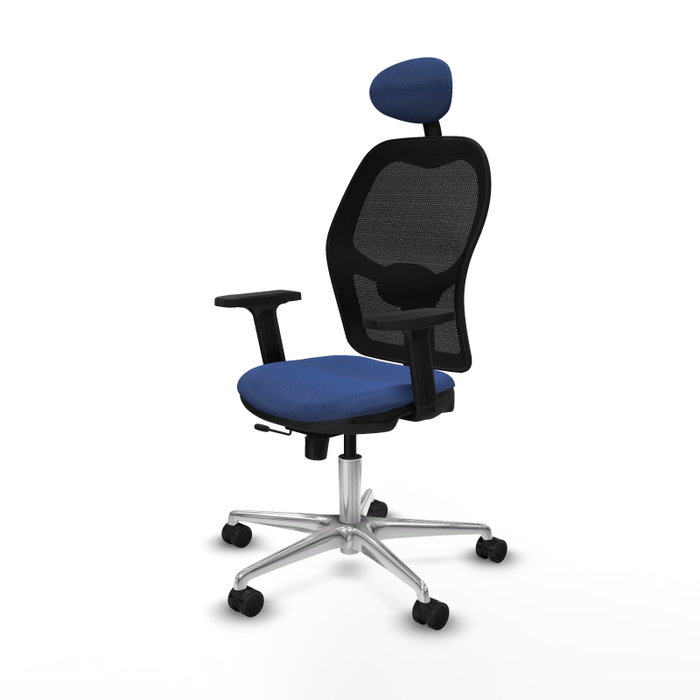 PIQUERAS Y CRESPO Silla de Oficina Jorquera con Mecanismo Sincro/Traslack, Azul Marino y Negro PIQUERAS Y CRESPO Silla de Oficina Jorquera con Mecanismo Sincro/Traslack, Azul Marino y Negro