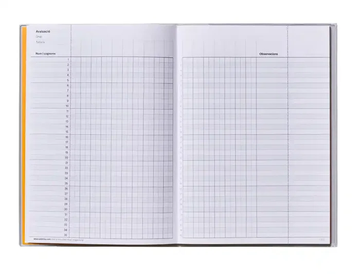 Additio Cuaderno de Notas para Evaluación Continua DIN A5 con Funda Portadocumentos Additio Cuaderno de Notas para Evaluación Continua DIN A5 con Funda Portadocumentos