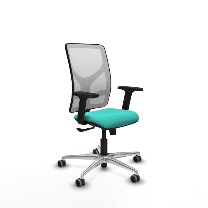 PIQUERAS Y CRESPO Silla de oficina Motilla con Mecanismo Sincro, Turquesa y Blanco PIQUERAS Y CRESPO Silla de oficina Motilla con Mecanismo Sincro, Turquesa y Blanco