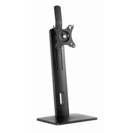 GEMBIRD MS-D1-01 Soporte para Monitor de Escritorio Negro, Ajustable en Altura, hasta 32 Pulgadas