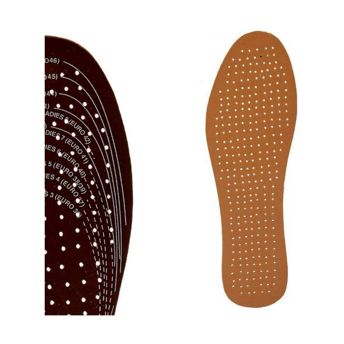 Plantillas Marrón Negro Cuero Plástico Látex 9,5 x 30 cm 12 x 0,2 x 36,5 cm (12 Unidades)