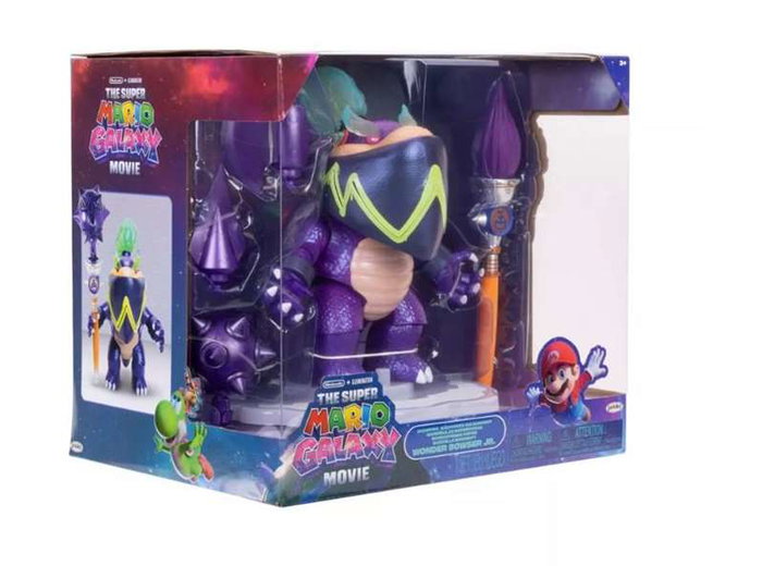 Jakks Pacific Figura Wonder Bowser Jr. de 13 cm con Funciones Super Mario Galaxy