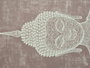 DKD Home Decor Cuadro Buda Marrón en Poliéster y Pino 80x120 cm
