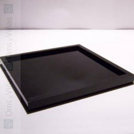 IMPULSE Bandeja Miami Negra de Metacrilato - Vajilla