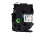 Q-connect Cinta TZE-251 Blanco-Negro 24mm 8m