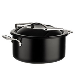 APS Chafing Eléctrico / Inducción Nero 30,5 cm (8 L) - Acero Inoxidable Negro para Buffet y Exposición