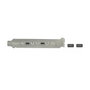 DeLOCK 89935 Soporte de ranura con 2 puertos USB Type-C™ 10 Gbps