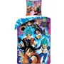 Dragon Ball Z Juego de Cama Son Goku vs Goku Rosé Microfibra 140 x 200 cm + 1 Funda Almohada 63 x 63 cm