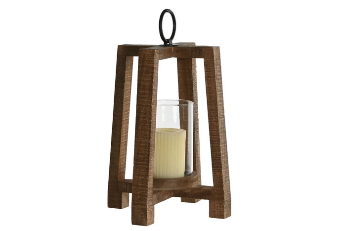 DKD Home Decor Portavelas Natural 25 x 35 x 25 cm DKD Home Decor Portavelas Natural 25 x 35 x 25 cm