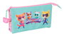 Portatodo SuperKitties Rosa Turquesa 22 x 12 x 3 cm