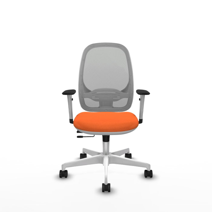 PIQUERAS Y CRESPO Silla de oficina Cilanco Naranja y Gris PIQUERAS Y CRESPO Silla de oficina Cilanco Naranja y Gris