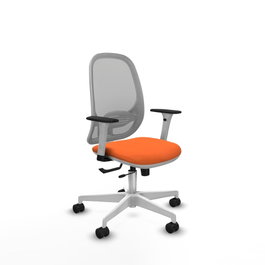 PIQUERAS Y CRESPO Silla de oficina Cilanco Naranja y Gris