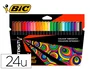 BIC Rotuladores Color Up Intensity de 24 colores