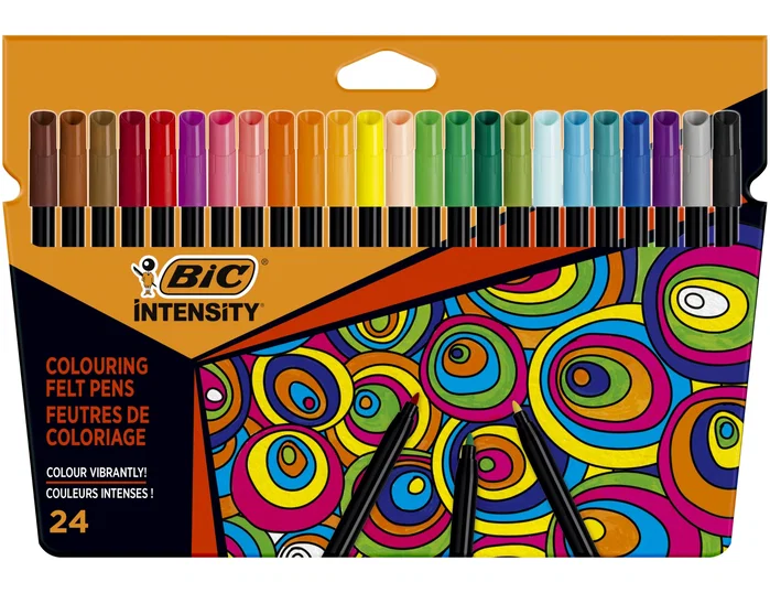 BIC Rotuladores Color Up Intensity de 24 colores
