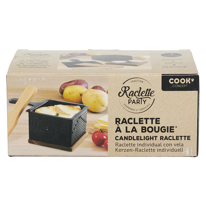 Cook Concept Raclette Individual Bistrot con 2 Velas No Incluidas