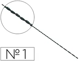 Wuto Pelos de segueta espiral nº1 Caja de 144 unidades