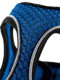 Hunter Arnés Hilo Comfort XS-S, Cuello: 37-42 cm, Pecho: 40-46 cm, Azul