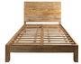 DKD Home Decor Cama Alpino sankalp Natural 212 x 137 x 165 cm, Para colchón 160x200, Desmontable