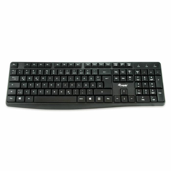 Equip Life Teclado Español 105 Teclas USB Negro Equip Life Teclado Español 105 Teclas USB Negro