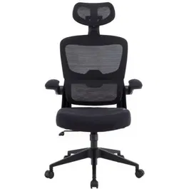 Woxter Silla Gaming Ergo Negra Ergonómica Altura Ajustable Soporte Cervical Reposabrazos Abatibles Malla Transpirable Ruedas Antiarañazos