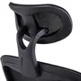 Woxter Silla Gaming Ergo Negra Ergonómica Altura Ajustable Soporte Cervical Reposabrazos Abatibles Malla Transpirable Ruedas Antiarañazos