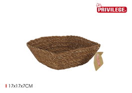 Privilege Cesta Mimbre Cuadrada 17x17x7 cm (18 Unidades)