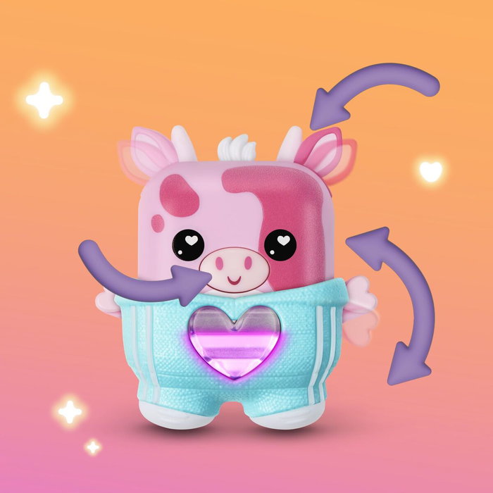 Hasbro Nano-mals Mootilda la Vaca Rosa, Compañero Electrónico