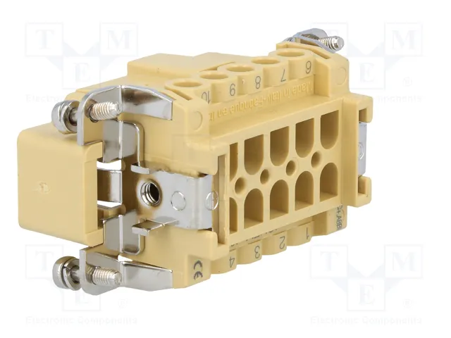 ILME Conector HDC macho JEI de 10 pines