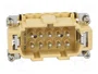ILME Conector HDC macho JEI de 10 pines