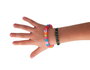 Innspiro Bote de Colgantes de Letras Plásticas Multicolor Opaco Nacarado