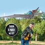 Mattel Jurassic World Power Flight Pteranodon Dinosaurio Volador con Batería, 60 cm, Hasta 30 Vuelos, Figura de Colección