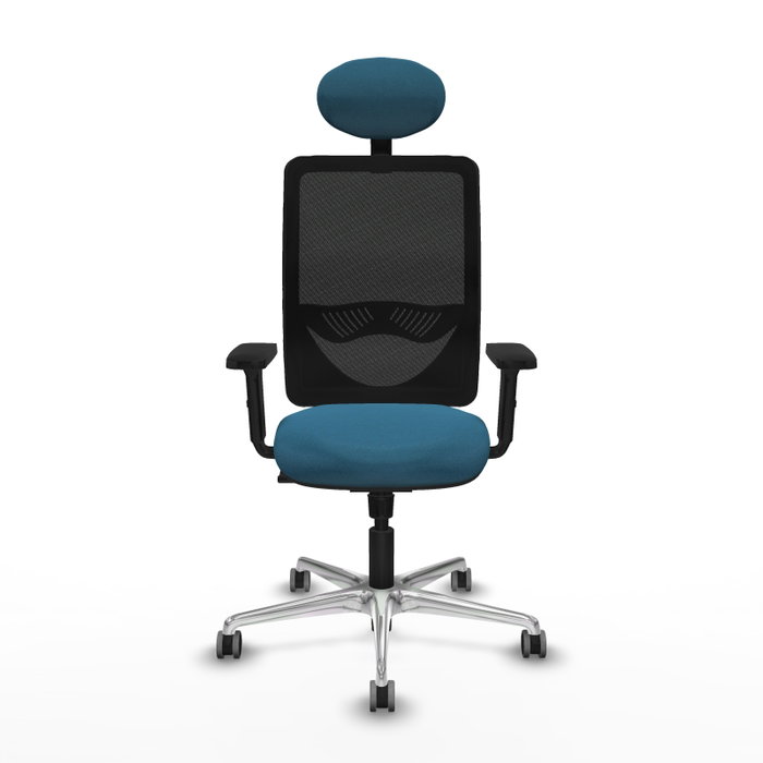 PIQUERAS Y CRESPO Silla de oficina Zulema con mecanismo Sincro, Verde petróleo y Negro PIQUERAS Y CRESPO Silla de oficina Zulema con mecanismo Sincro, Verde petróleo y Negro