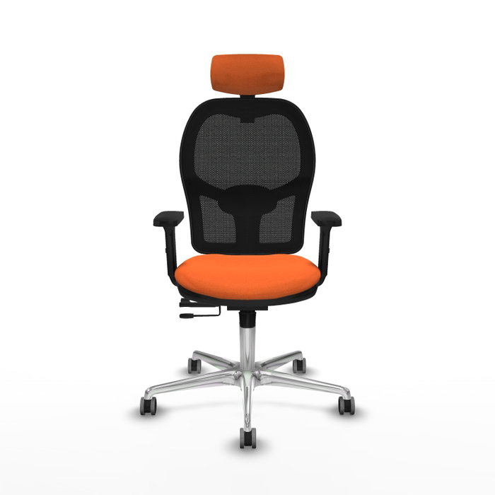 PIQUERAS Y CRESPO Silla de oficina Jorquera Naranja y Negro PIQUERAS Y CRESPO Silla de oficina Jorquera Naranja y Negro