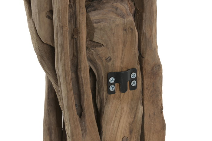 DKD Home Decor Lámpara Aplique Teca 37x37x78 Hecho a Mano DKD Home Decor Lámpara Aplique Teca 37x37x78 Hecho a Mano