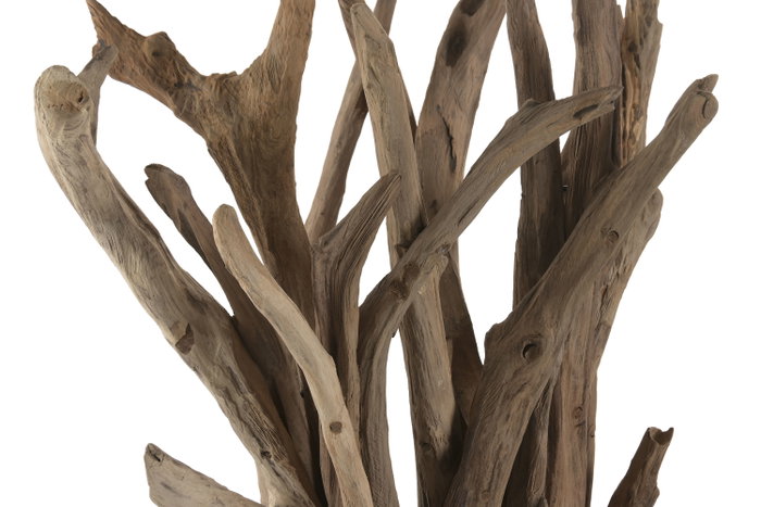 DKD Home Decor Lámpara Aplique Teca 37x37x78 Hecho a Mano DKD Home Decor Lámpara Aplique Teca 37x37x78 Hecho a Mano