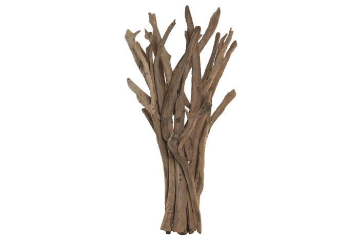 DKD Home Decor Lámpara Aplique Teca 37x37x78 Hecho a Mano DKD Home Decor Lámpara Aplique Teca 37x37x78 Hecho a Mano
