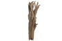 DKD Home Decor Lámpara Aplique Teca 37x37x78 Hecho a Mano
