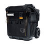 Toughbuilt Bolsa de herramientas Massive Mouth L con ruedas todo terreno, sistema Cliptech, 36.8x35.5x49.5 cm