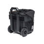 Toughbuilt Bolsa de herramientas Massive Mouth L con ruedas todo terreno, sistema Cliptech, 36.8x35.5x49.5 cm