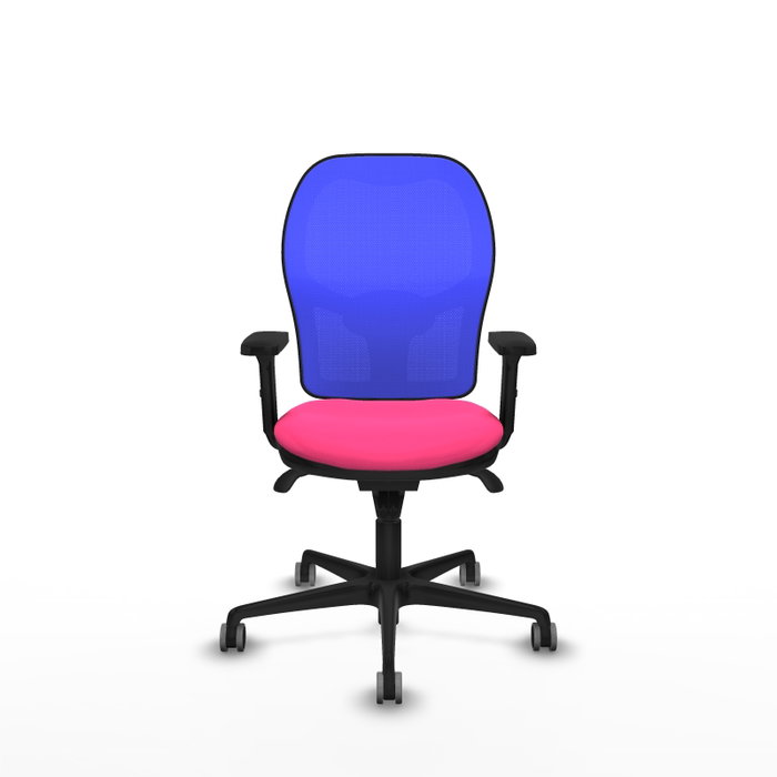 PIQUERAS Y CRESPO Silla de oficina Jorquera Rosa y Azul