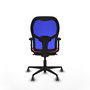 PIQUERAS Y CRESPO Silla de oficina Jorquera Rosa y Azul