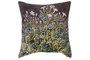 DKD Home Decor Cojin Shabby Lila Verde Azul Flores Algodon 45 x 45 x 10 cm (2 Unidades)