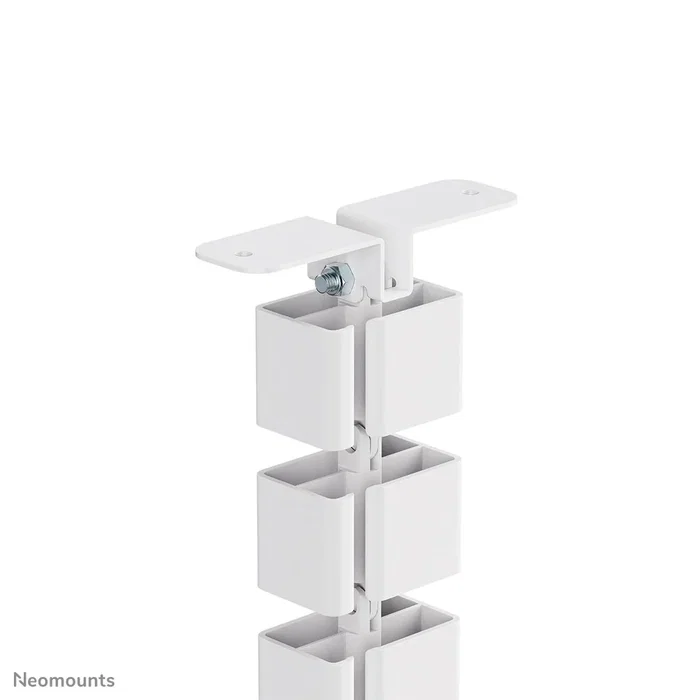 Neomounts ADS06-130WH Organizador Vertebral de Cables, Guía para Escritorio, Color Blanco, Montaje con Tornillos, 27 Segmentos Flexibles, 1 Pieza