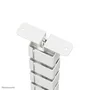 Neomounts ADS06-130WH Organizador Vertebral de Cables, Guía para Escritorio, Color Blanco, Montaje con Tornillos, 27 Segmentos Flexibles, 1 Pieza
