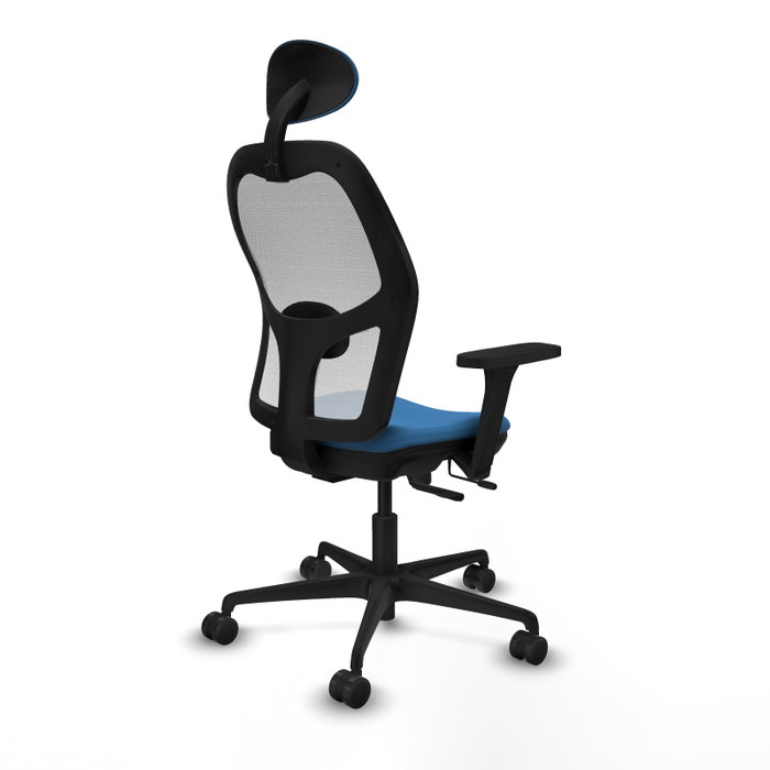 PIQUERAS Y CRESPO Silla de oficina Jorquera con mecanismo Sincro/Traslack, Azul claro y Blanco PIQUERAS Y CRESPO Silla de oficina Jorquera con mecanismo Sincro/Traslack, Azul claro y Blanco