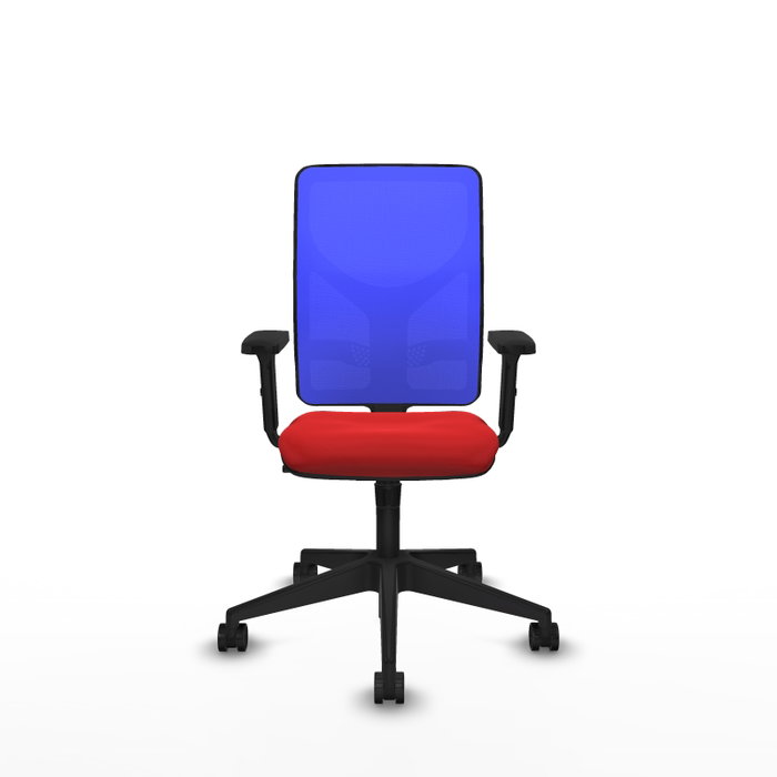 PIQUERAS Y CRESPO Silla de oficina Motilla con mecanismo Sincro, Rojo y Azul PIQUERAS Y CRESPO Silla de oficina Motilla con mecanismo Sincro, Rojo y Azul