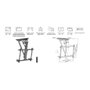 Equip Soporte de techo motorizado para TV de 32-70 pulgadas 650329