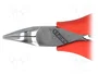KNIPEX Alicates de precisión semiredondos y curvos 115 mm