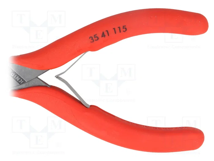 KNIPEX Alicates de precisión semiredondos y curvos 115 mm